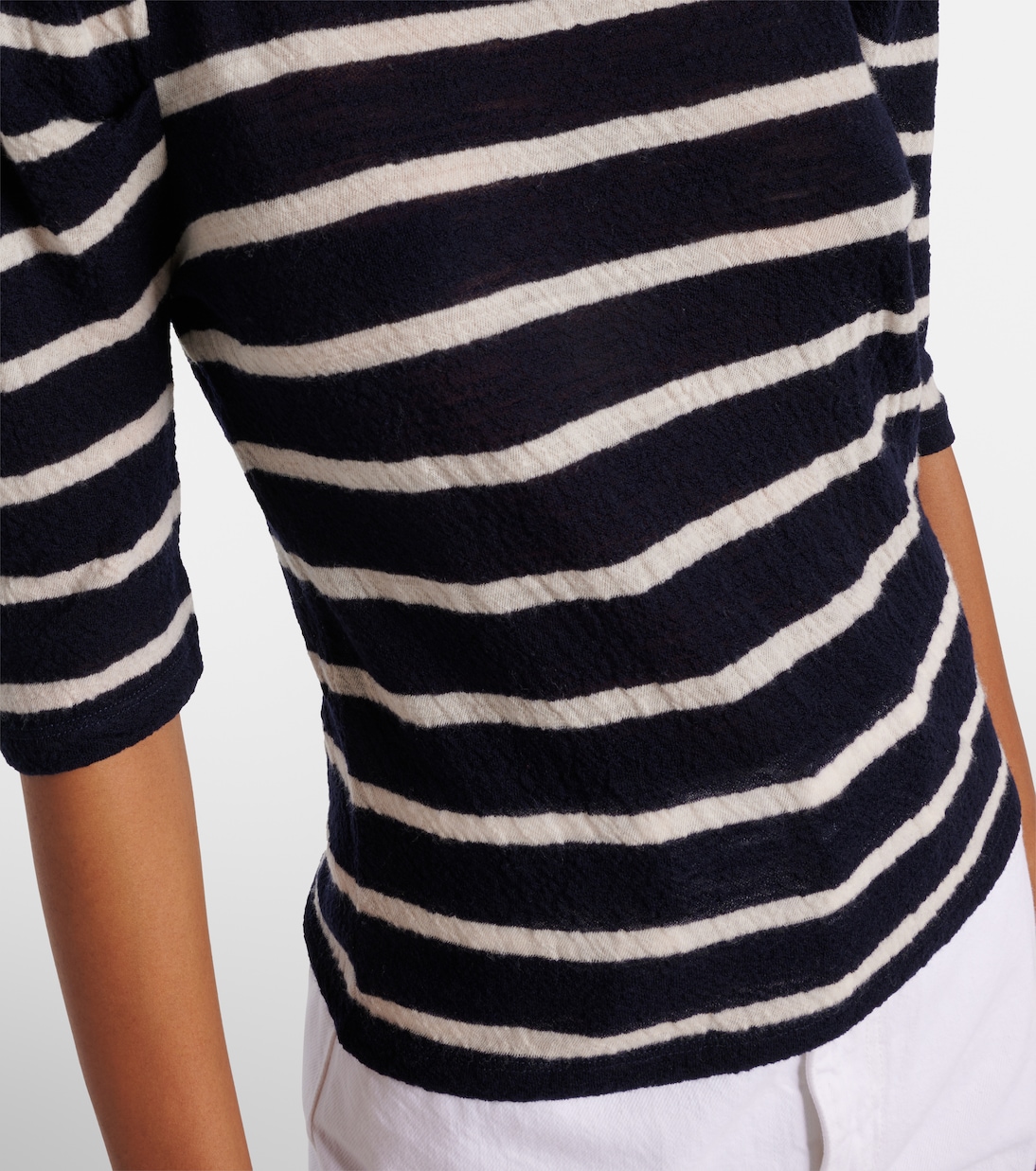 Top The Ruched in lana vergine | Frame