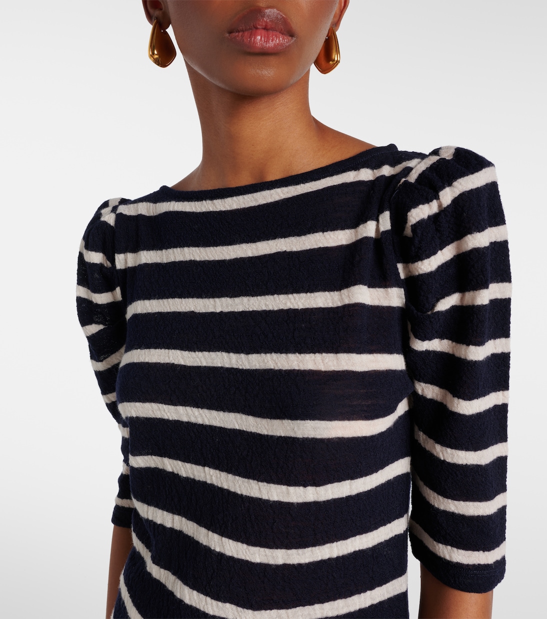Top The Ruched in lana vergine | Frame
