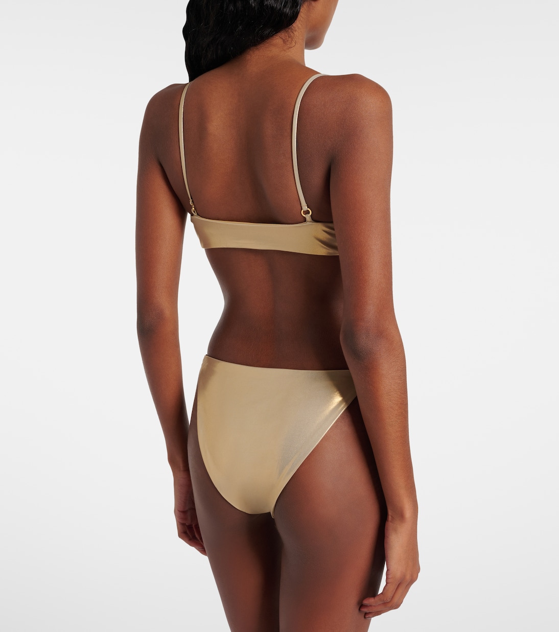 Culotte de bikini Aria métallisée | Jade Swim