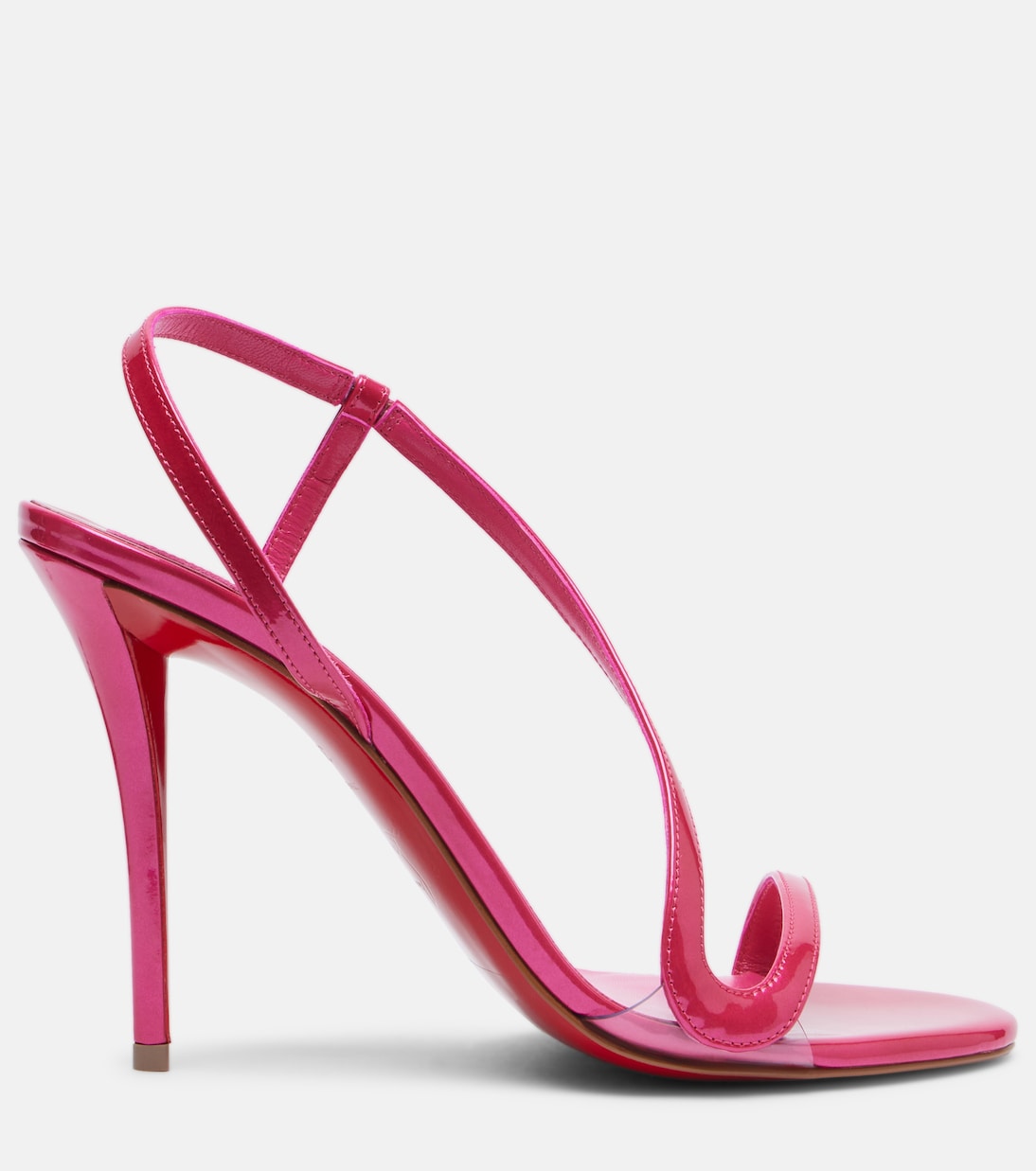 Sandales Rosa Z 100 en cuir verni | Christian Louboutin