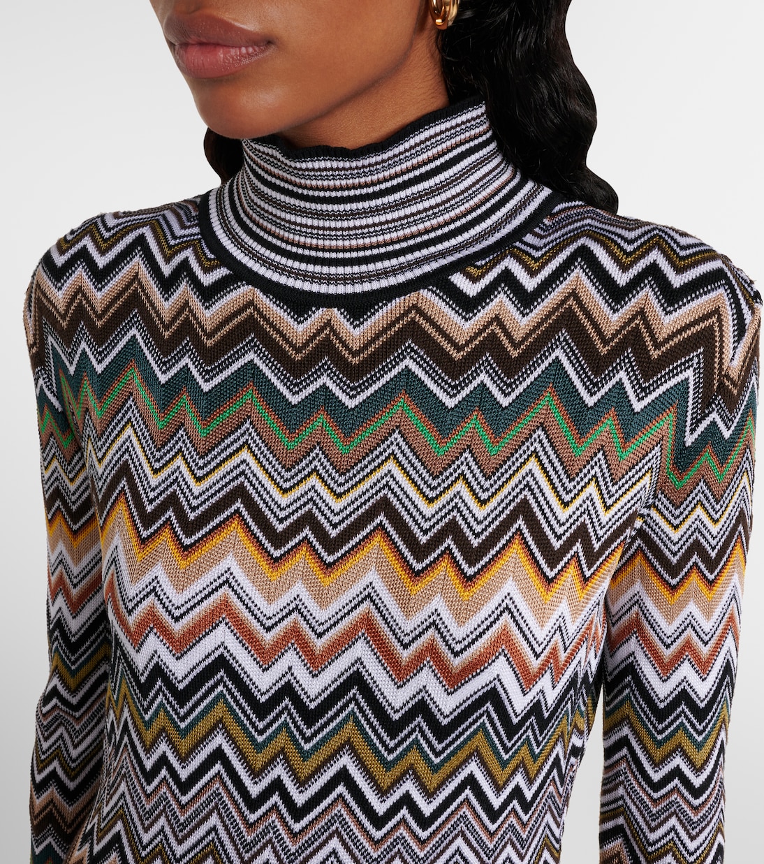 Zigzag midi dress | Missoni