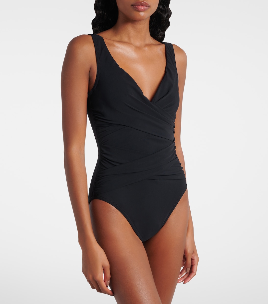 Smart Surplice swimsuit | Karla Colletto