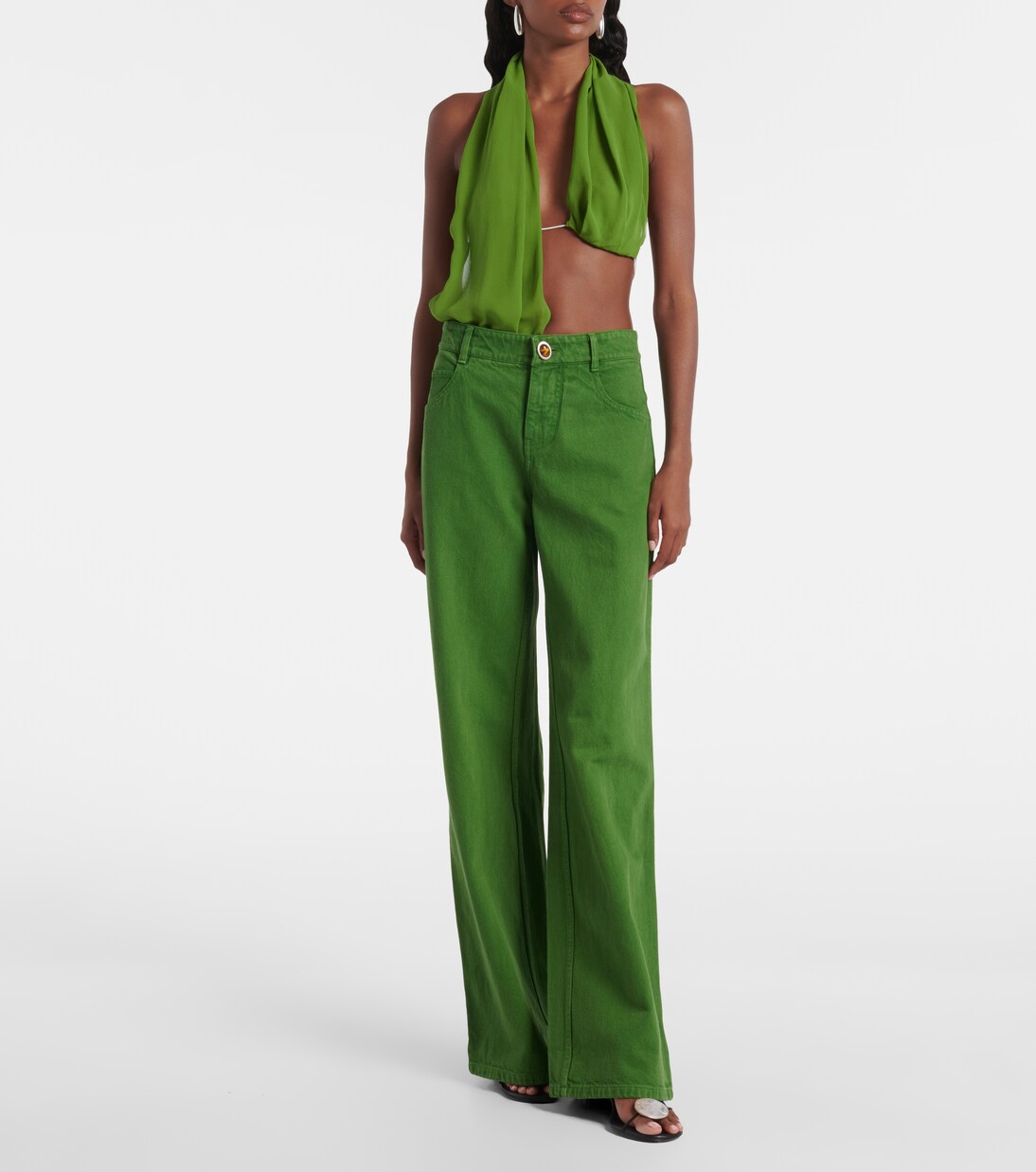 Mid-rise wide-leg jeans | Christopher Esber