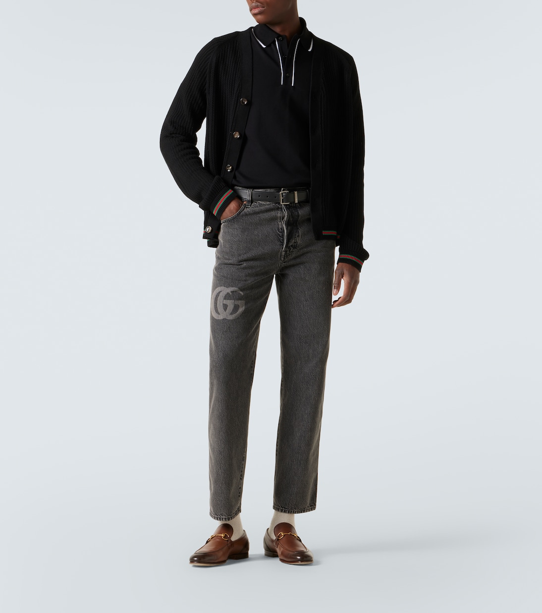 Cropped Slim Jeans Double G | Gucci