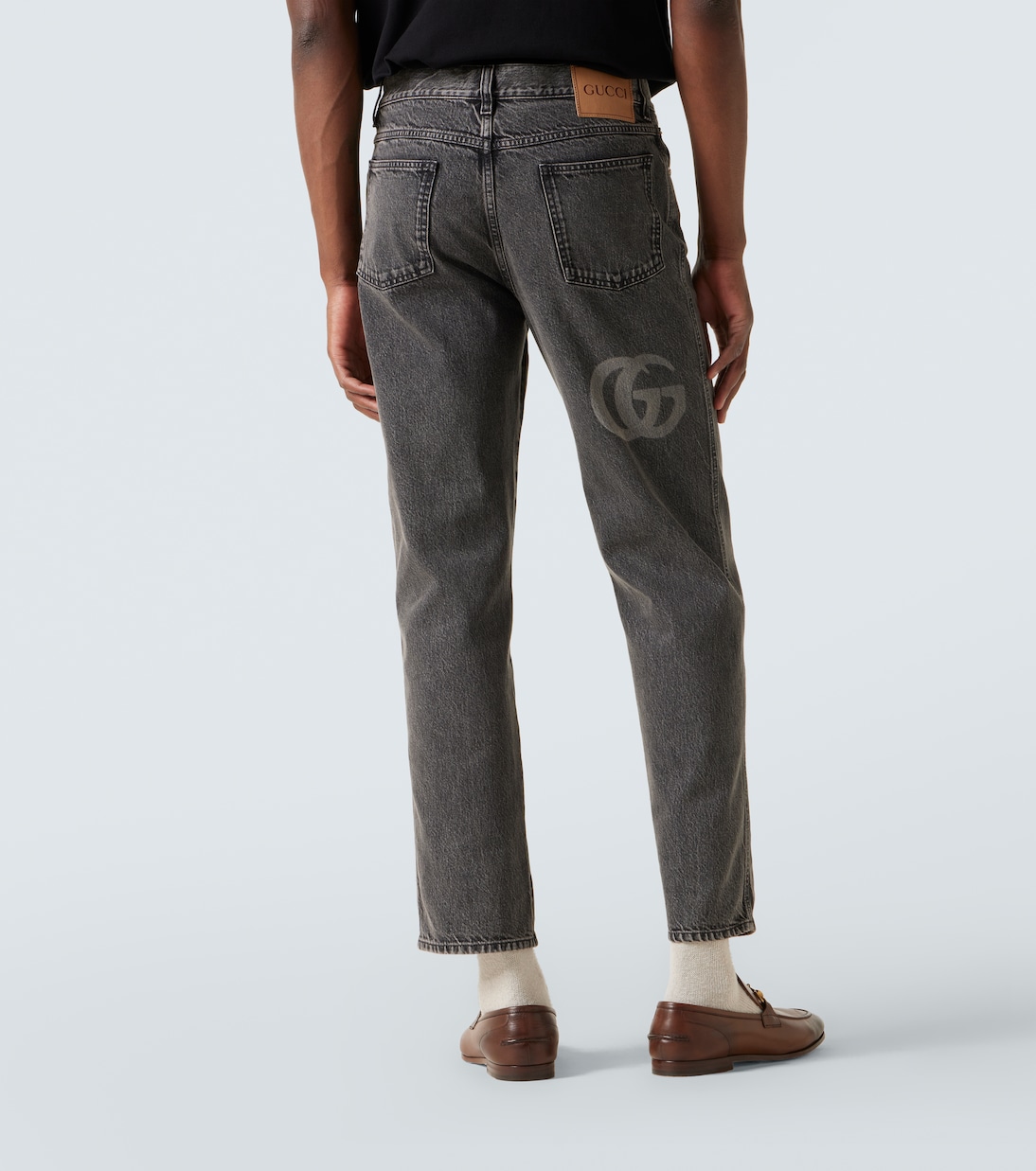 Cropped Slim Jeans Double G | Gucci
