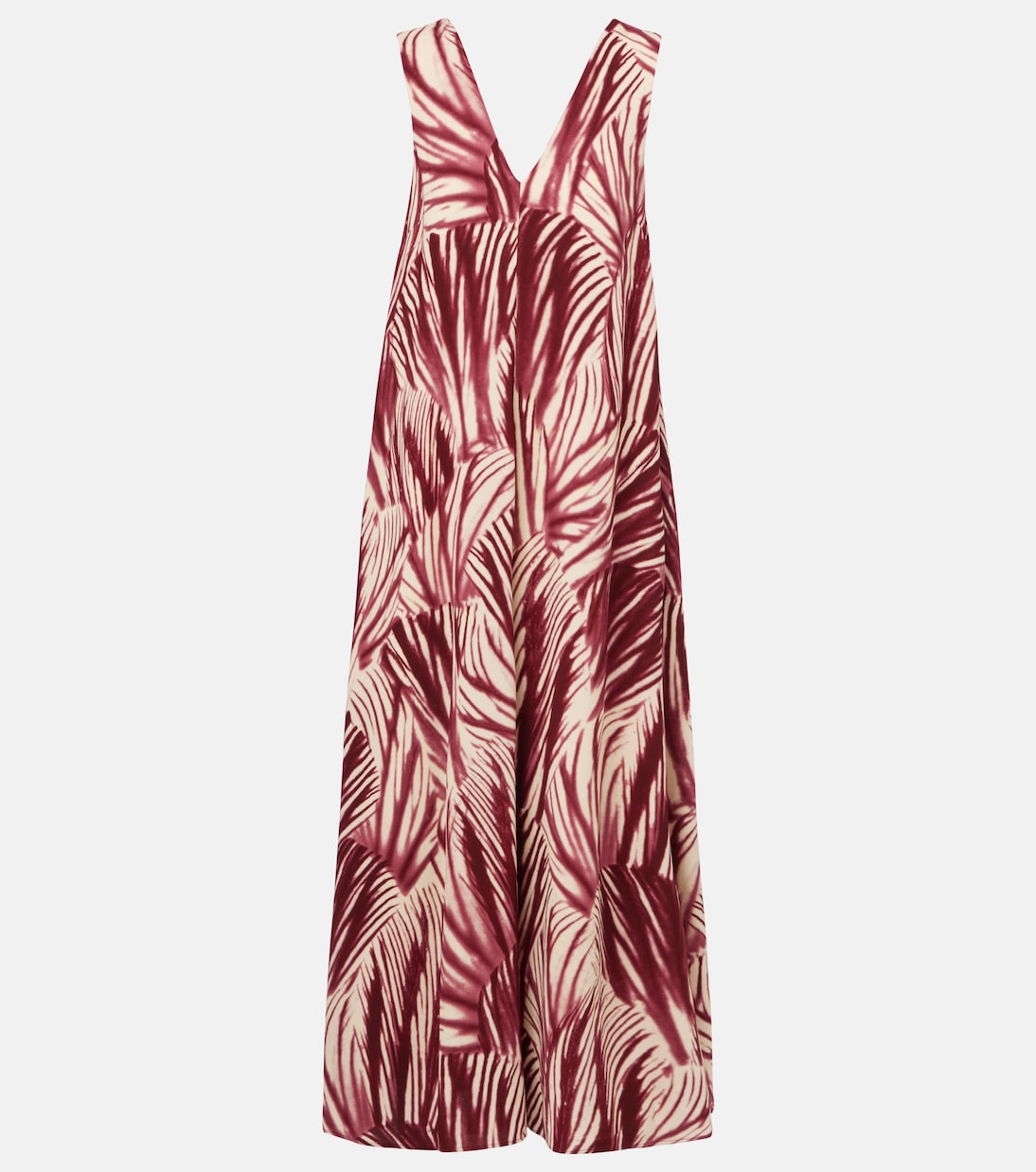 Abito lungo con stampa | Dries Van Noten