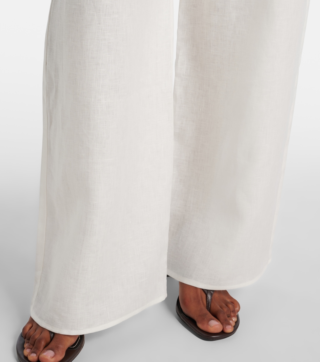 Pantaloni Austin a gamba larga in lino  | Asceno