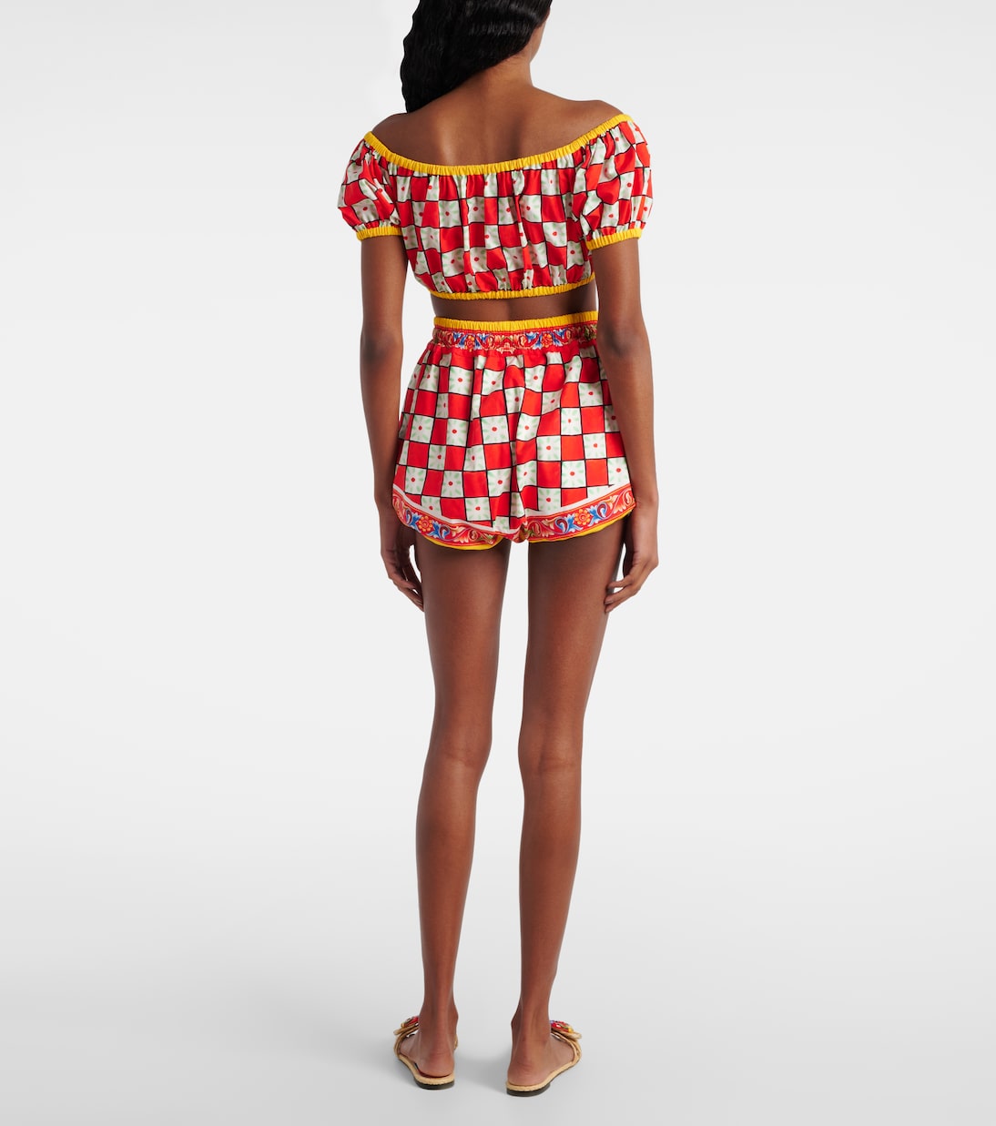 Shorts de algodón estampados | Dolce&Gabbana