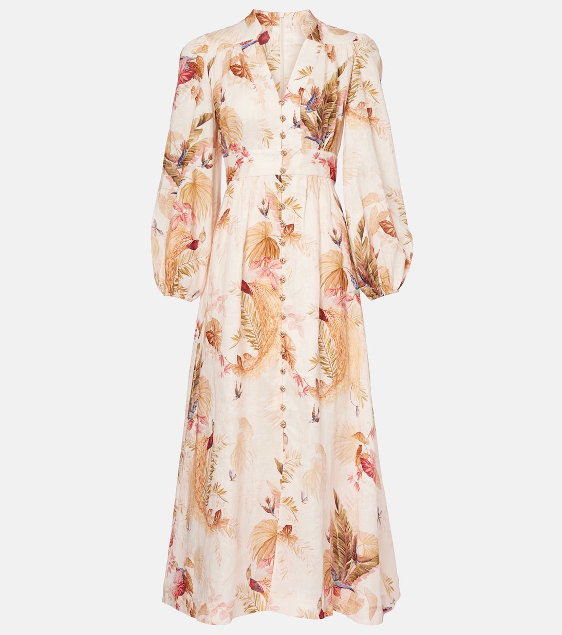 Midikleid Ascension aus Leinen | Zimmermann