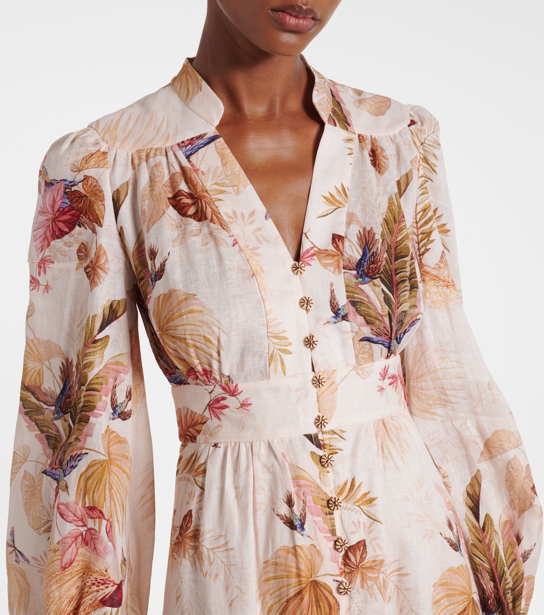 Midikleid Ascension aus Leinen | Zimmermann