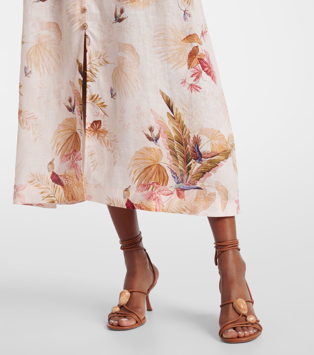 Midikleid Ascension aus Leinen | Zimmermann