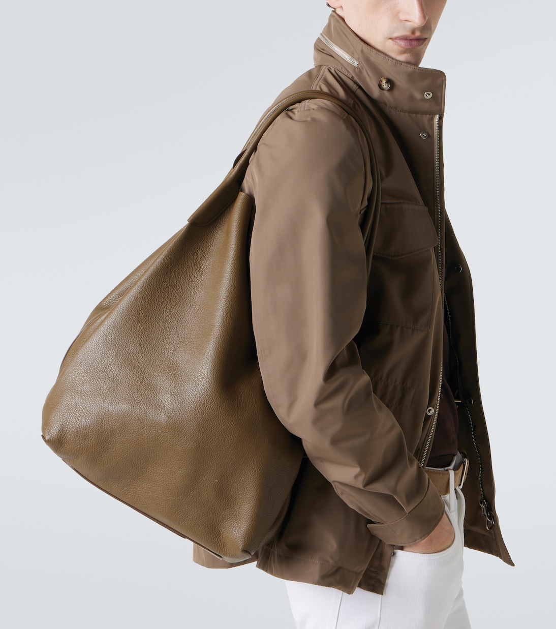 Tote Bale Extra Large aus Leder | Loro Piana