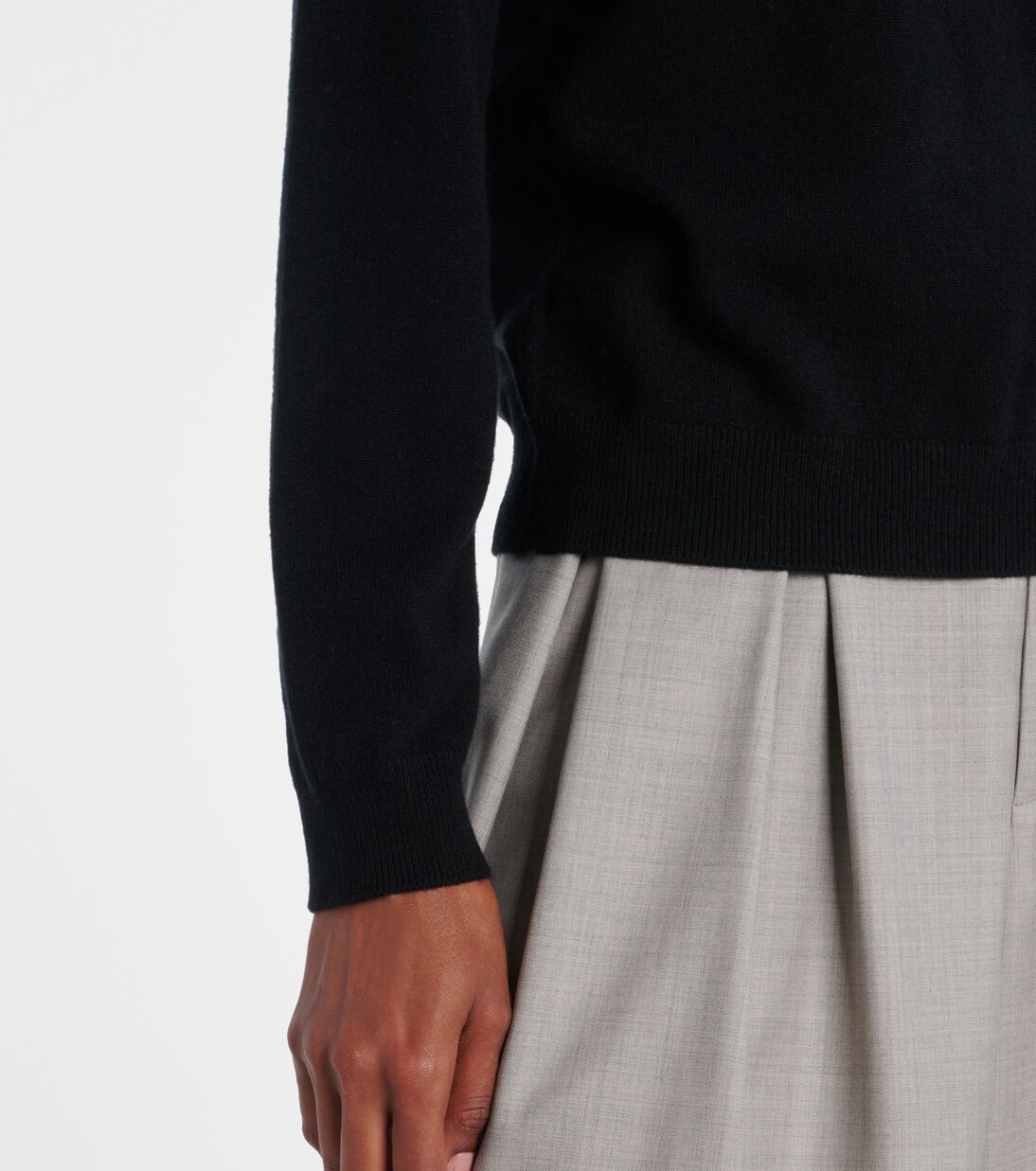 Classic cashmere polo sweater | Loro Piana