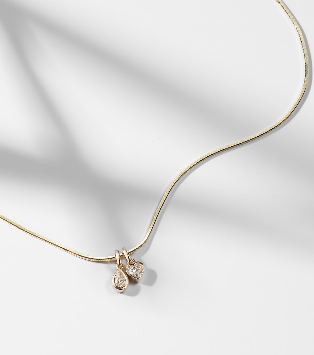 14kt gold pendant necklace with diamonds | Roxanne First