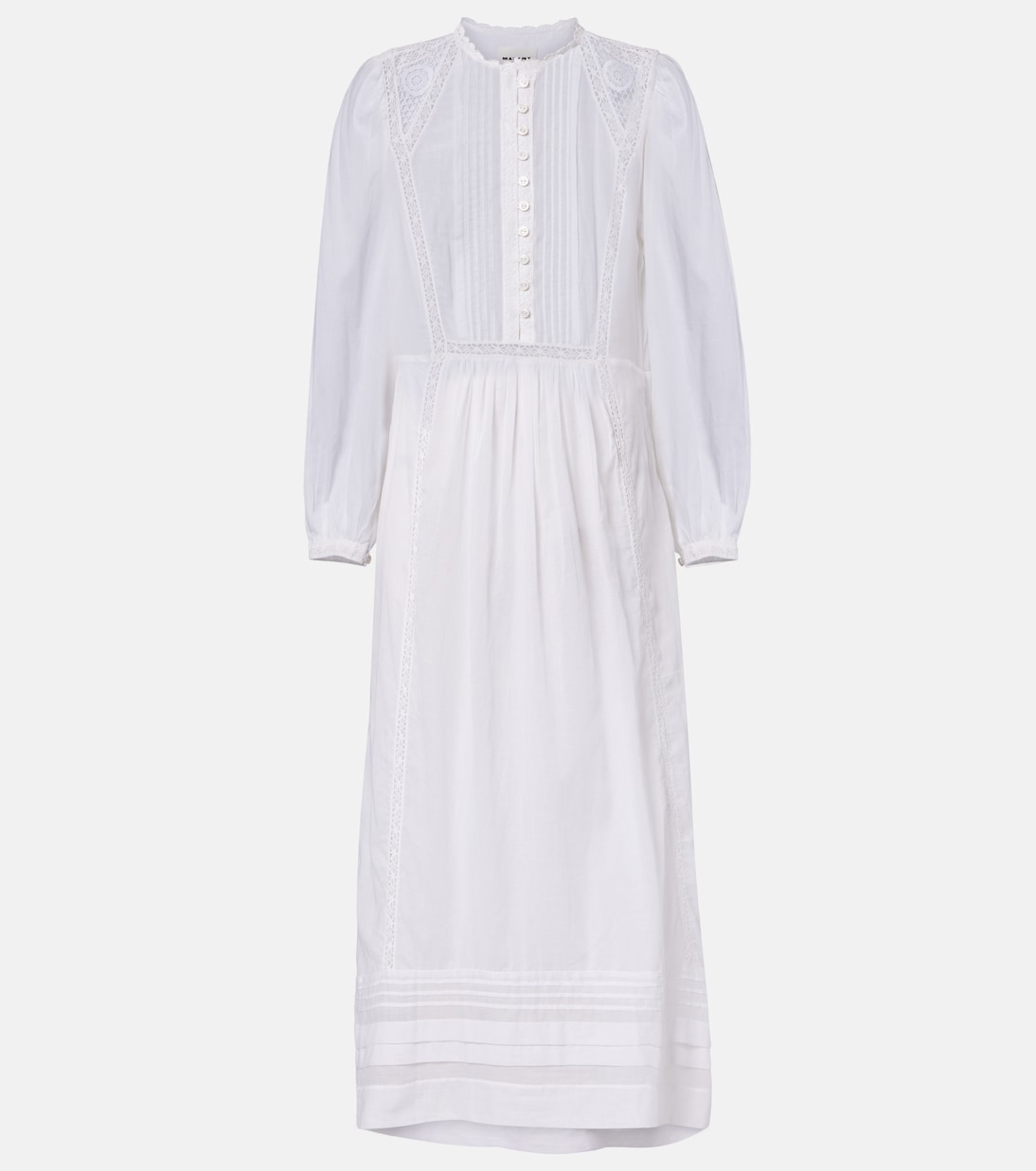 Gisela lace-trimmed cotton maxi dress | Marant Etoile