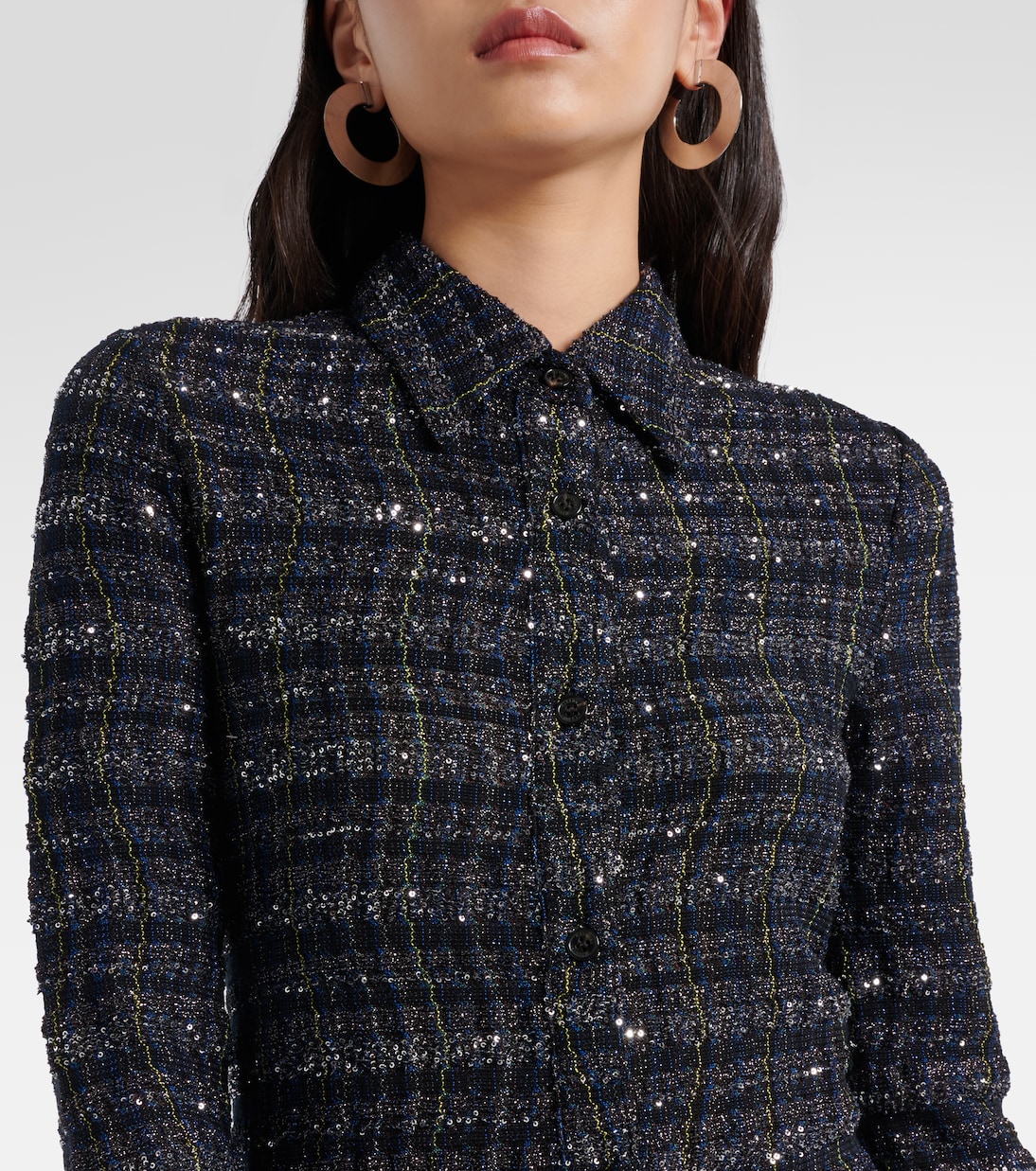 Zigzag lamé cardigan | Missoni