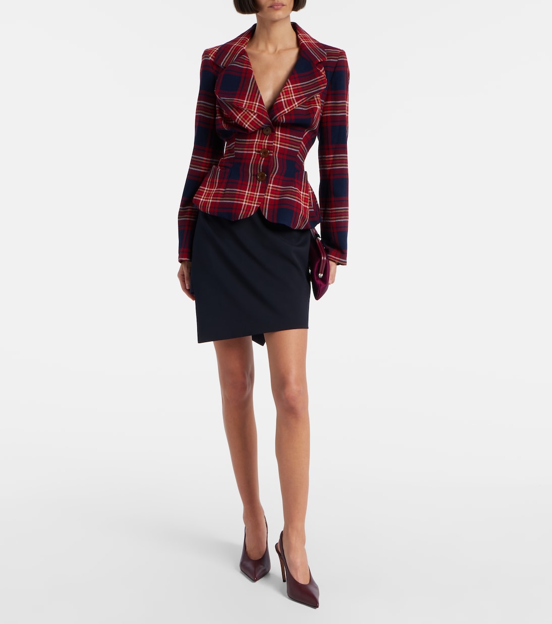 Drunken tartan blazer | Vivienne Westwood