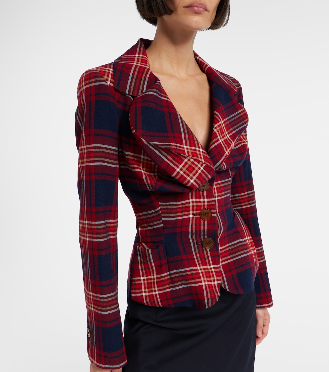 Drunken tartan blazer | Vivienne Westwood