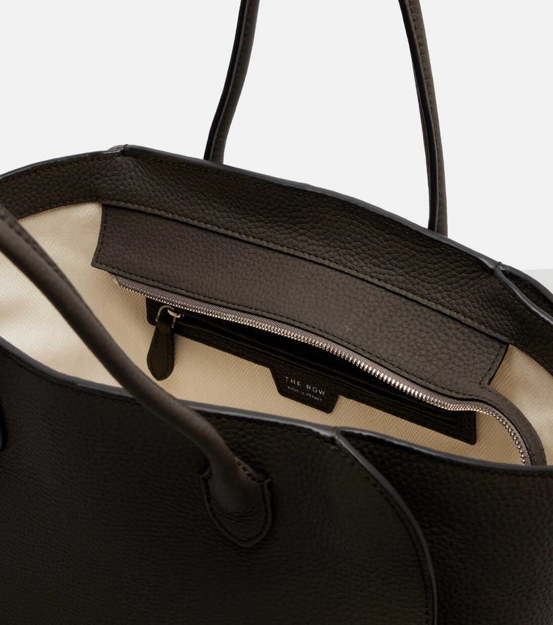 Marlo 12 leather tote bag | The Row