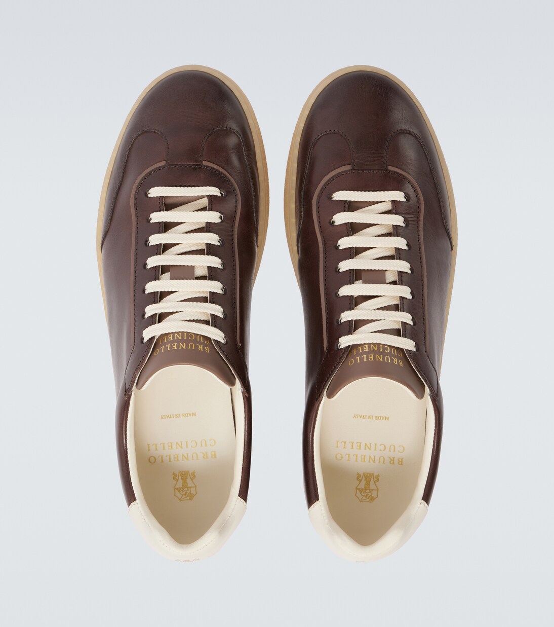 Sneakers aus Leder | Brunello Cucinelli