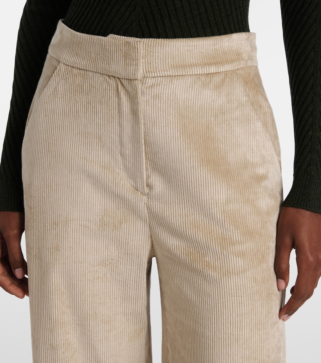 Grigore cotton-blend corduroy wide-leg pants | Veronica Beard