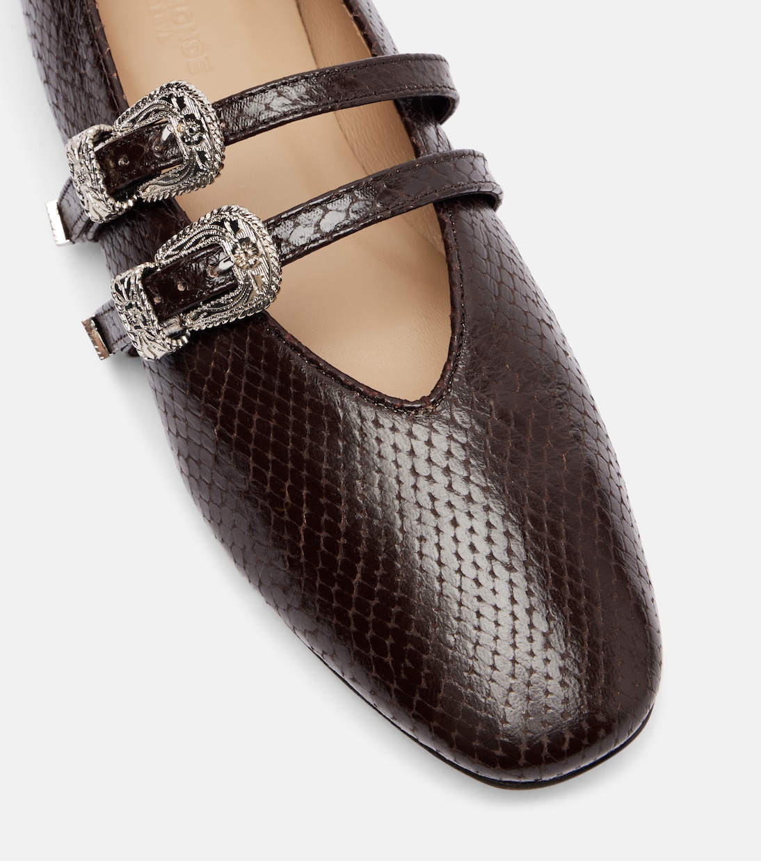 Ballerines Mary Jane Claudia en cuir | Le Monde Béryl