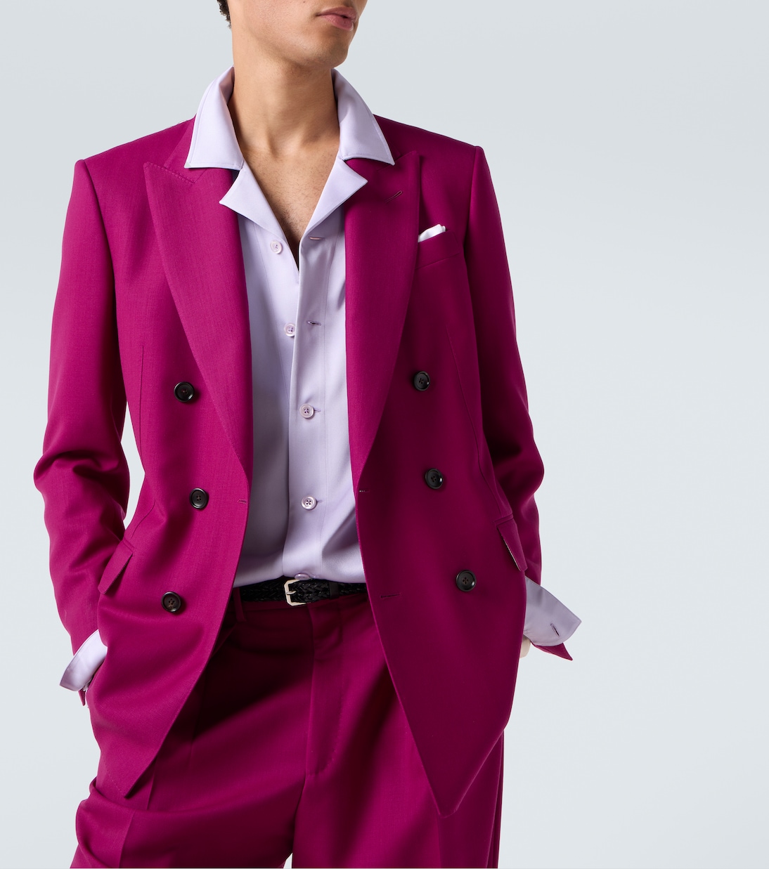 羊毛斜纹布西装外套 | Tom Ford