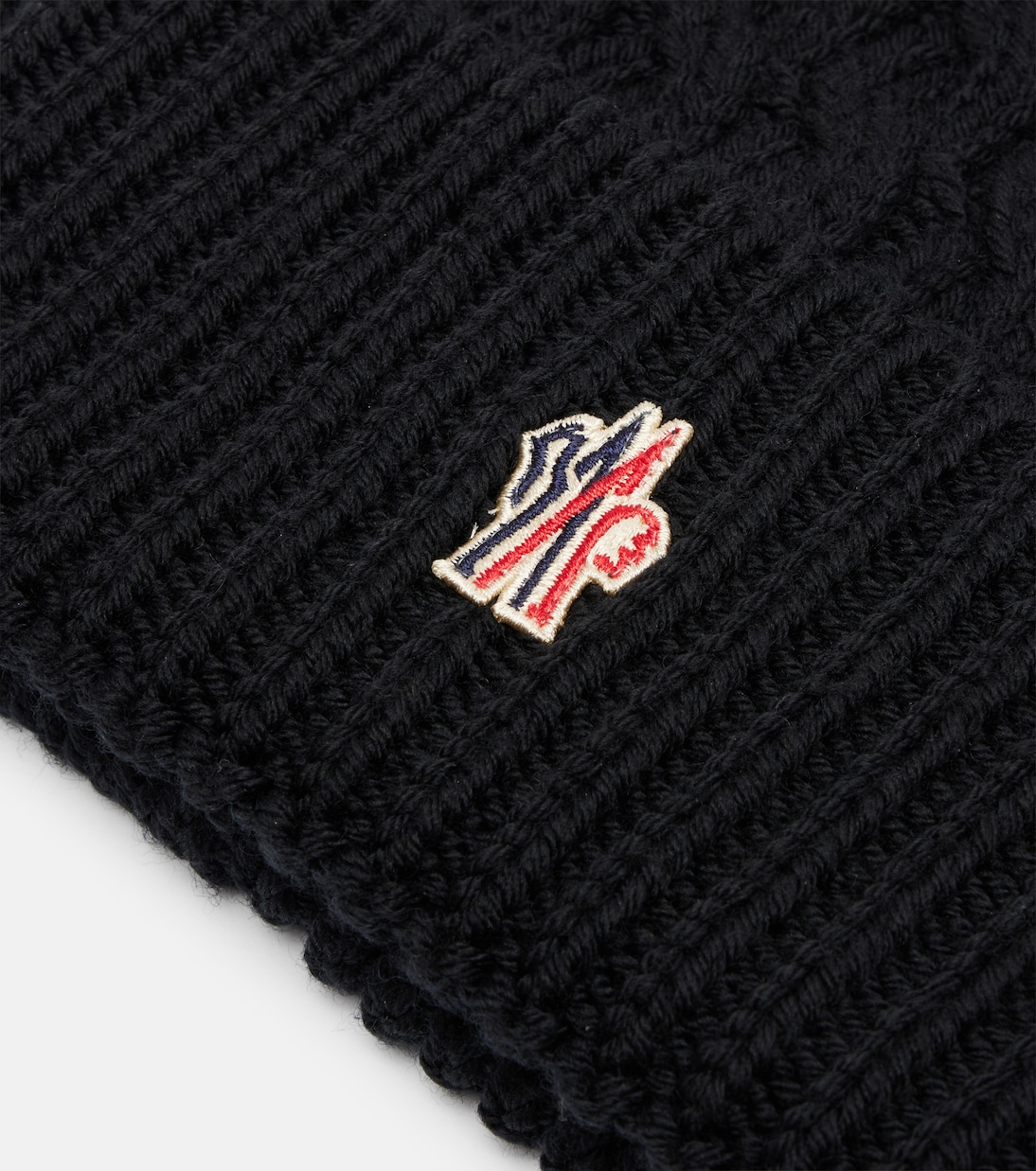 Mütze aus Schurwolle mit Shearling | Moncler