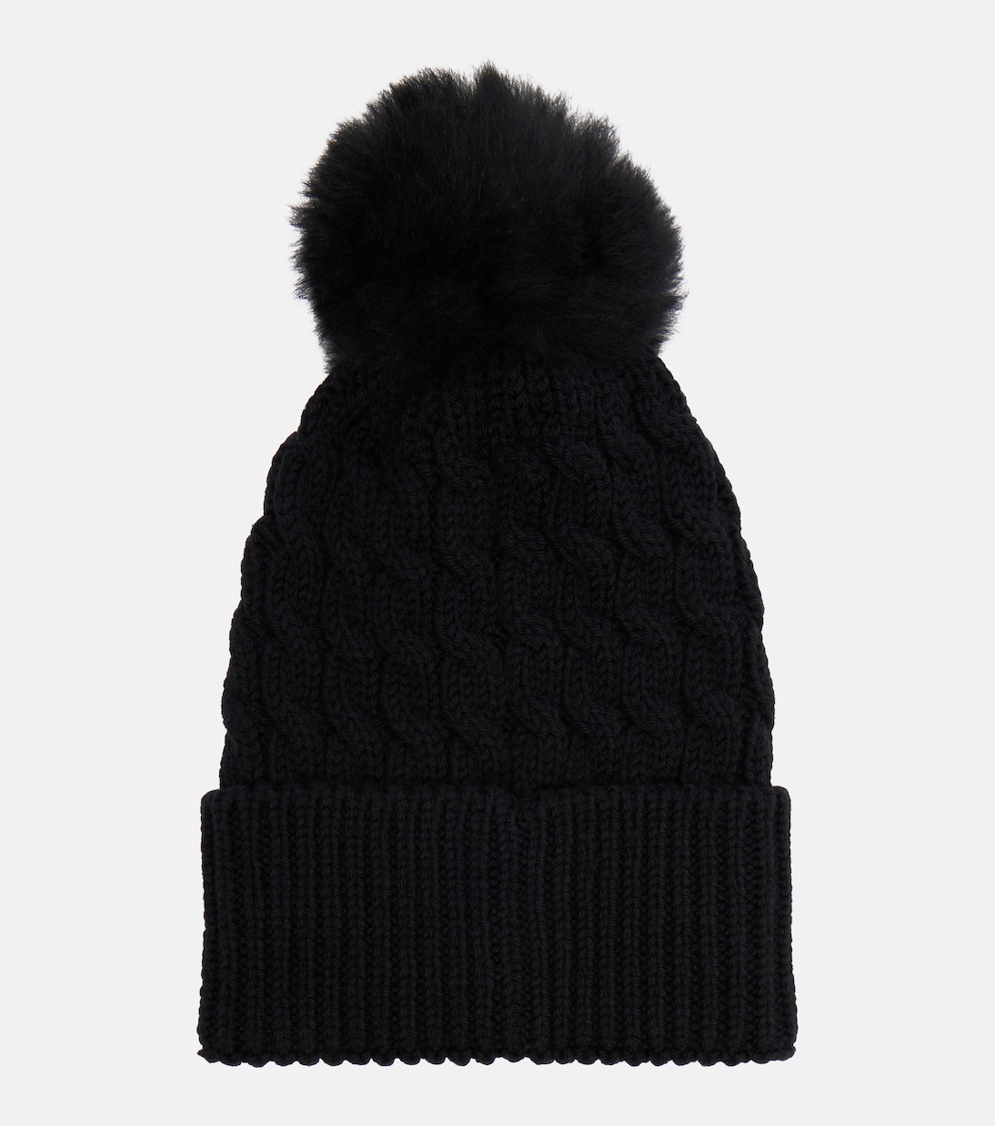 Mütze aus Schurwolle mit Shearling | Moncler