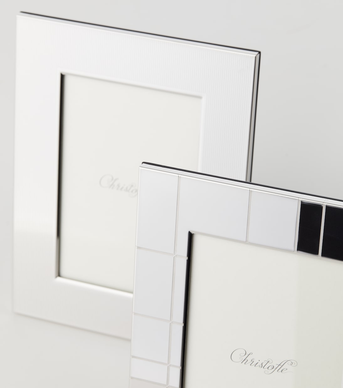 Graphik stainless steel picture frame | Christofle