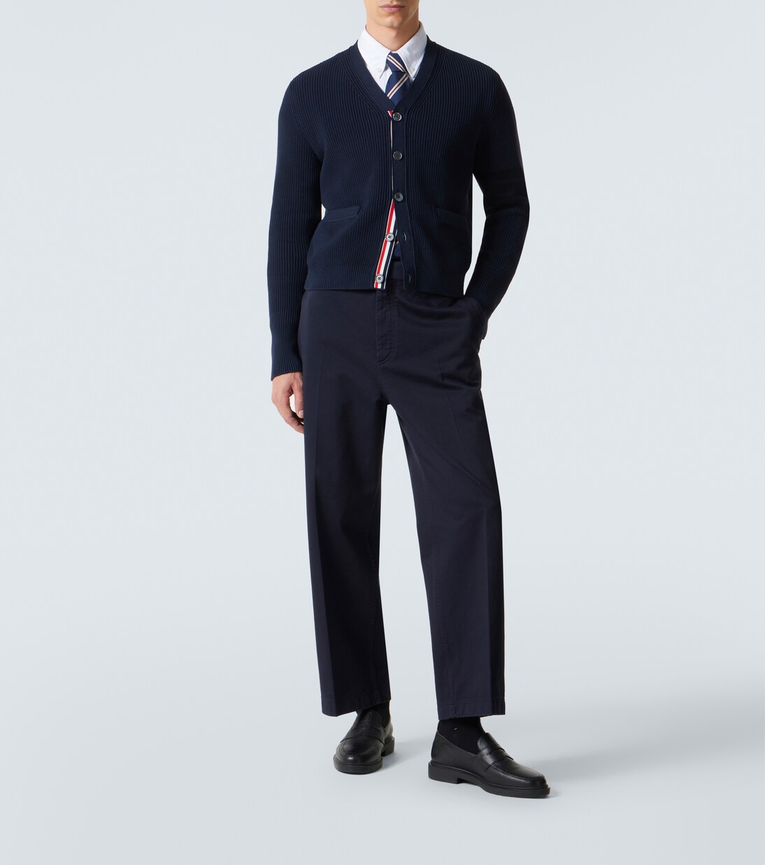 4-Bar cotton cardigan | Thom Browne
