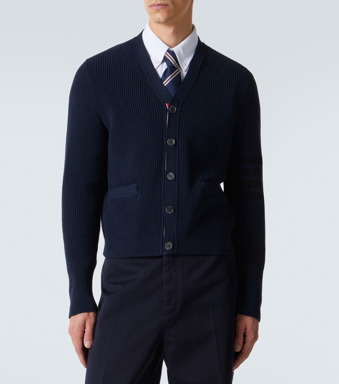 4-Bar cotton cardigan | Thom Browne