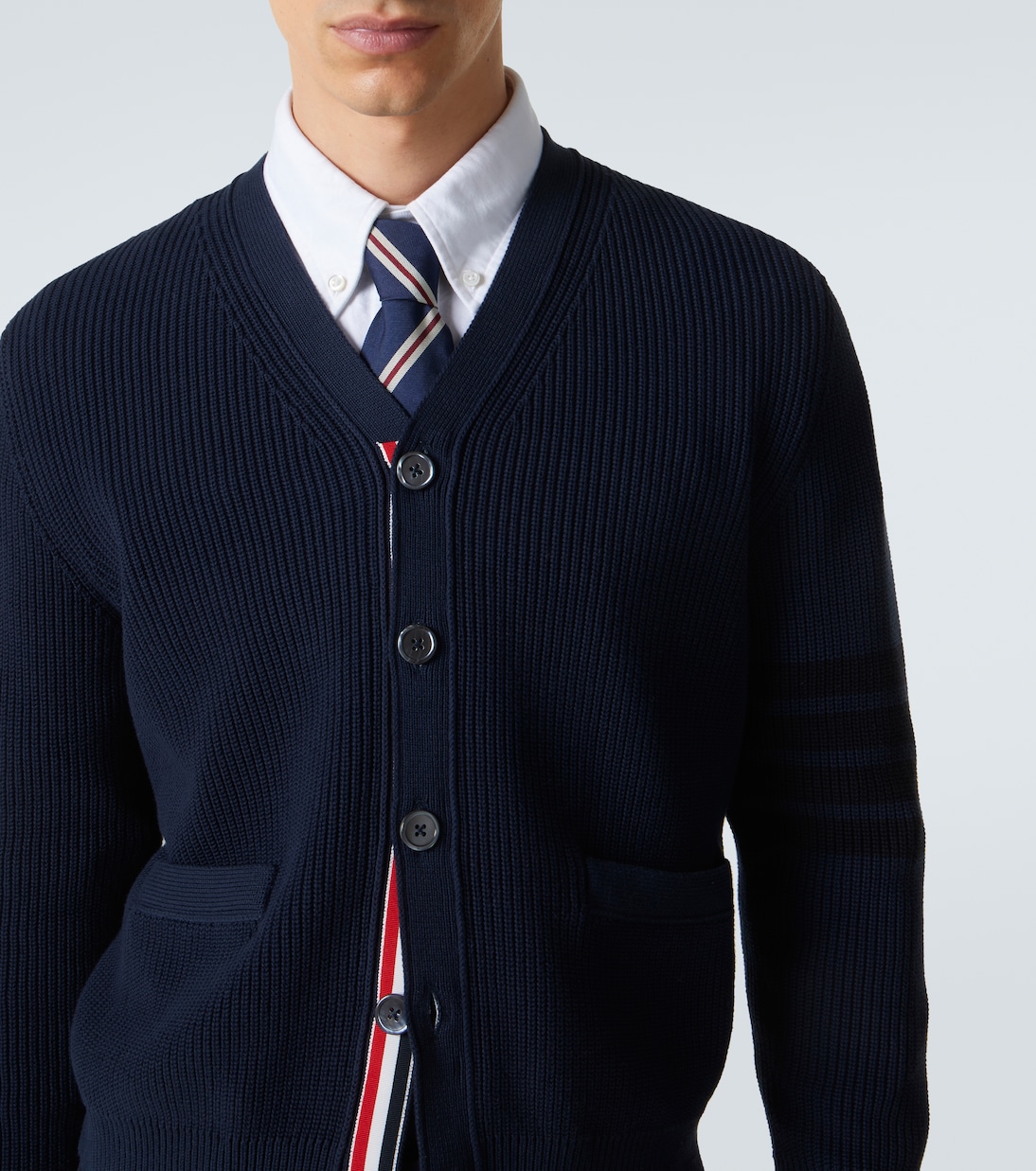4-Bar cotton cardigan | Thom Browne