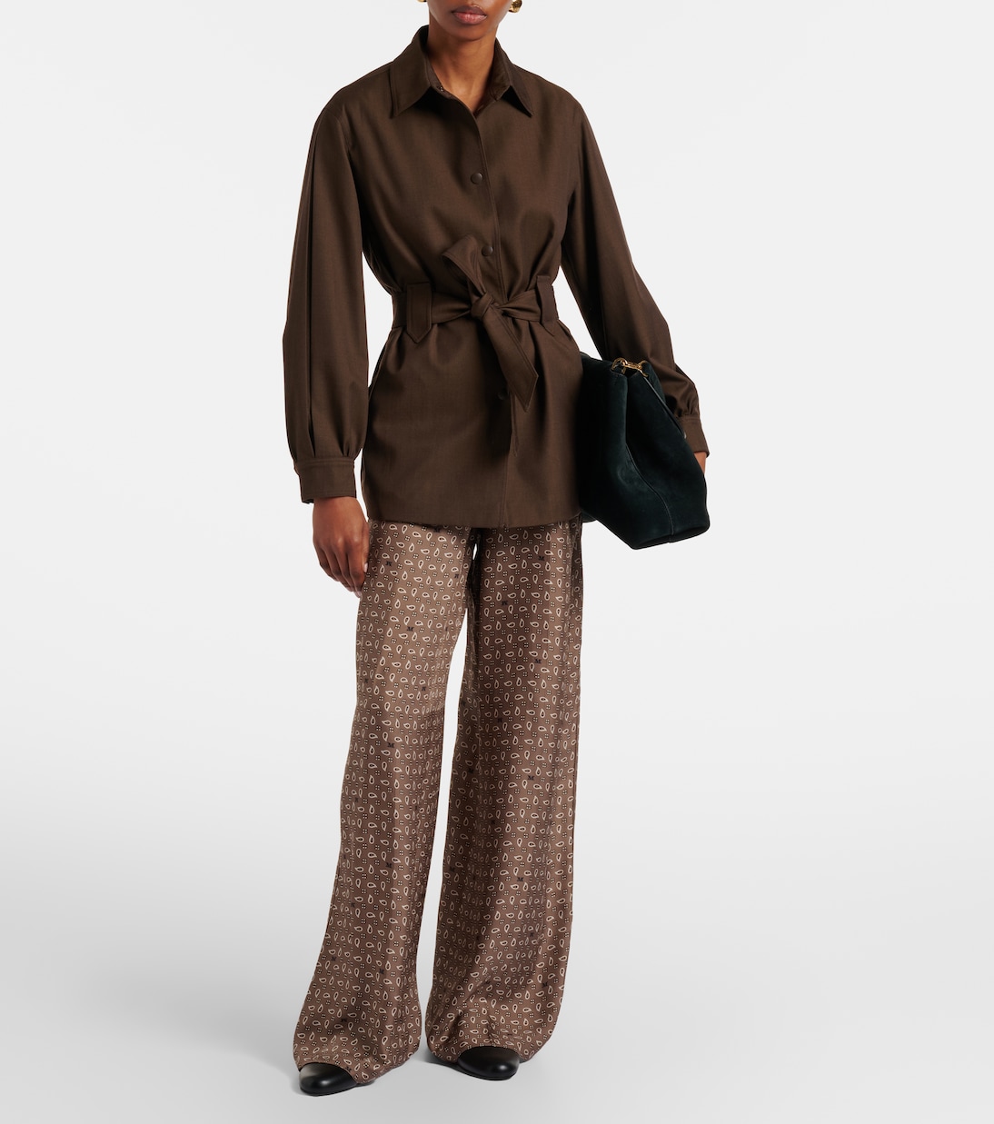 Belted virgin wool blazer | Max Mara