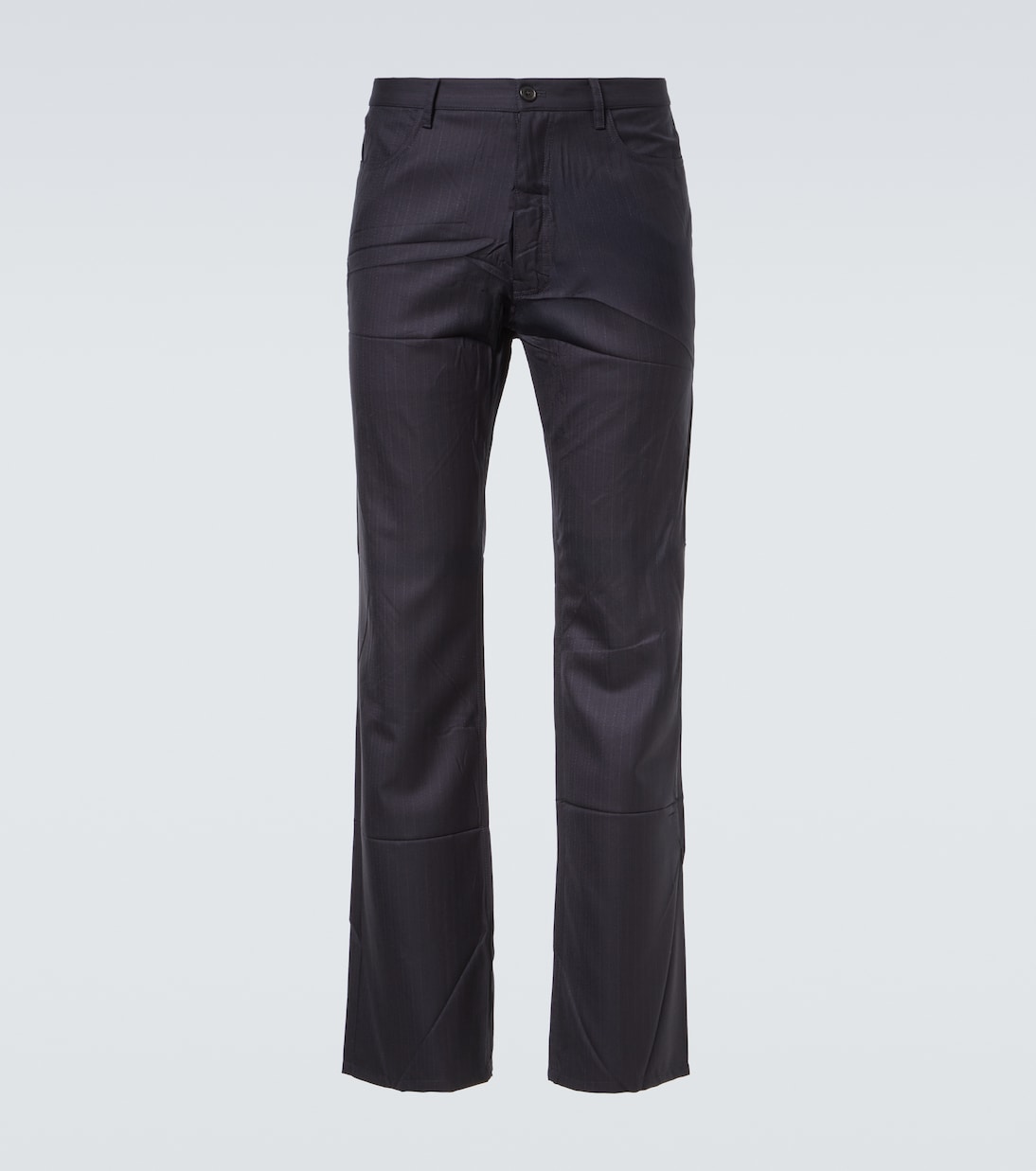 Pinstripe wool straight pants | Balenciaga