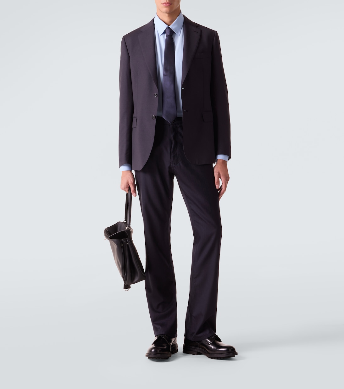Pinstripe wool straight pants | Balenciaga