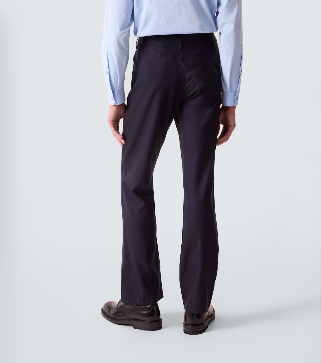 Pinstripe wool straight pants | Balenciaga