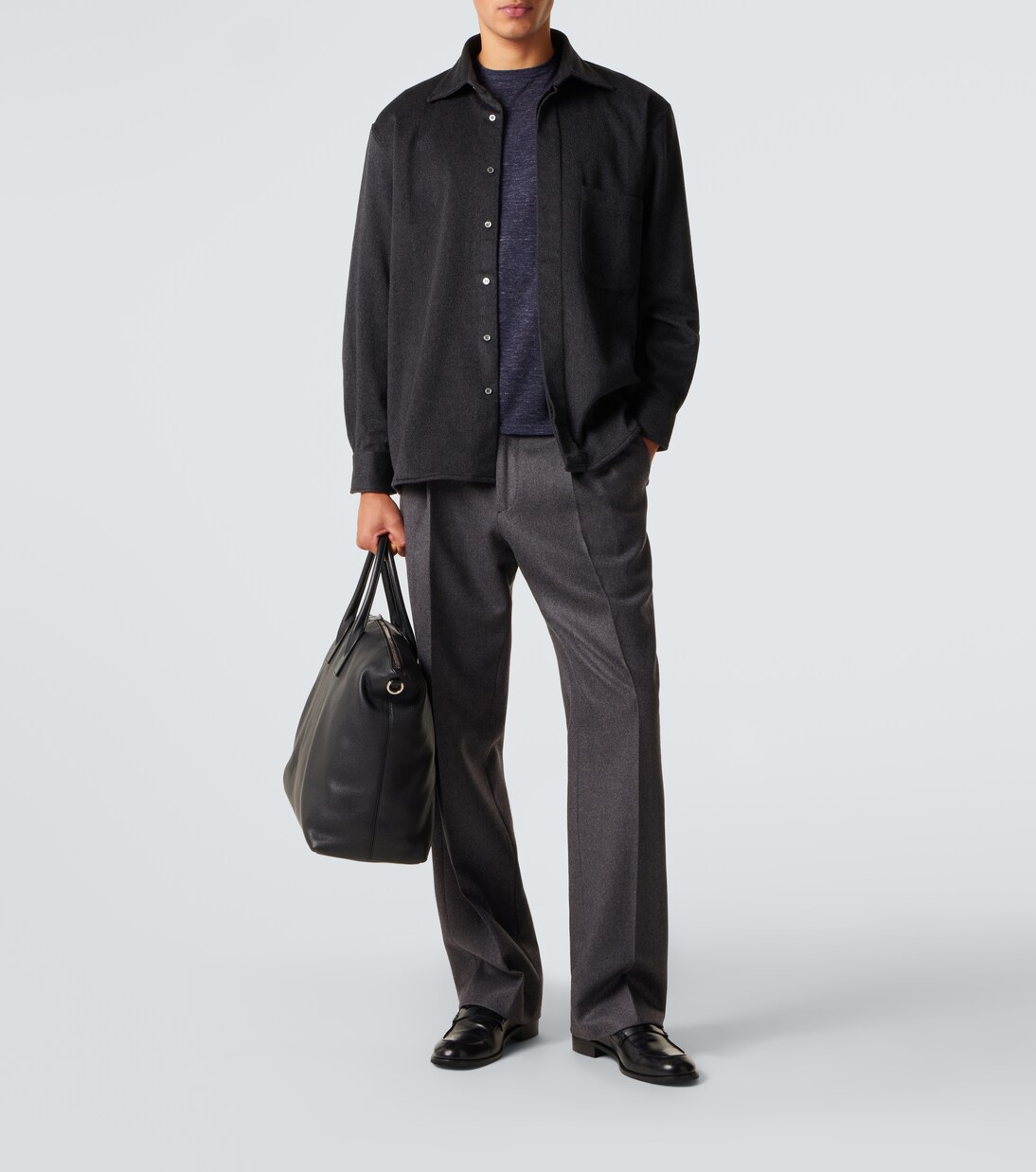 T-Shirt aus Kaschmir, Seide und Hanf | Gabriela Hearst