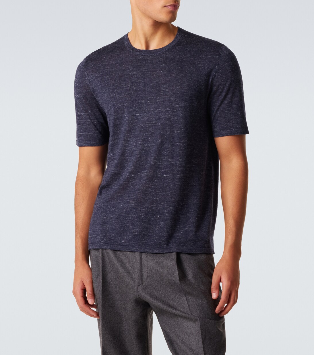 T-Shirt aus Kaschmir, Seide und Hanf | Gabriela Hearst