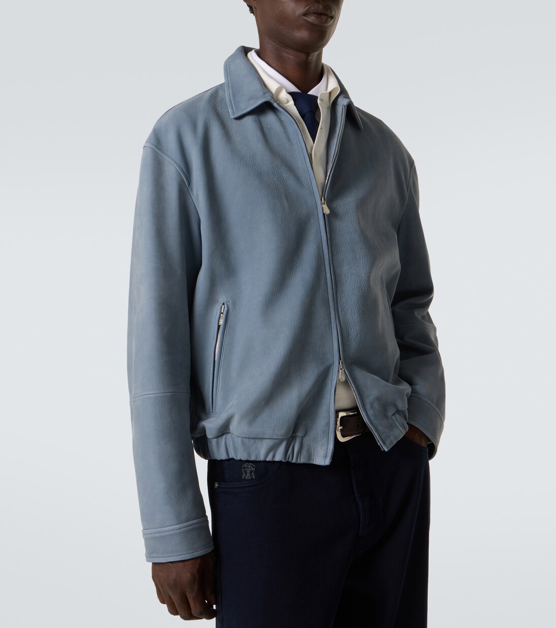 Blouson aus Leder | Brunello Cucinelli