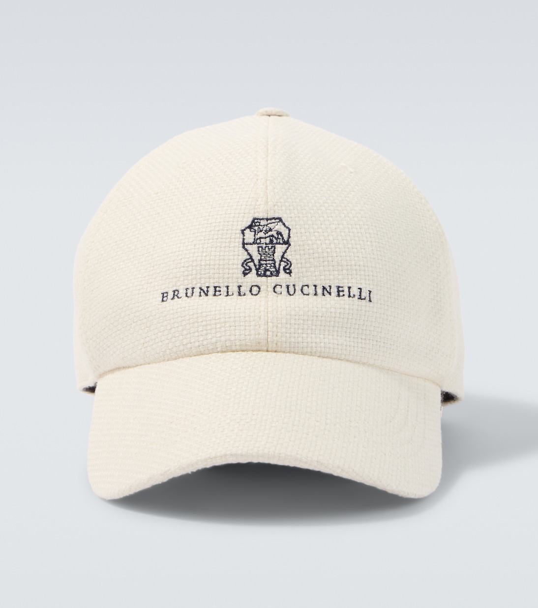Baseballcap aus Seide, Leinen und Wolle | Brunello Cucinelli