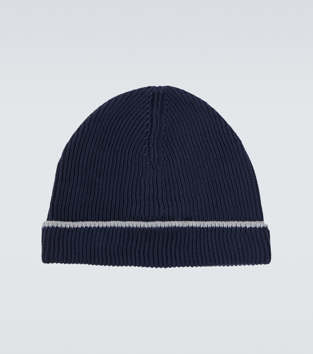 Ribbed-knit cotton beanie | Brunello Cucinelli