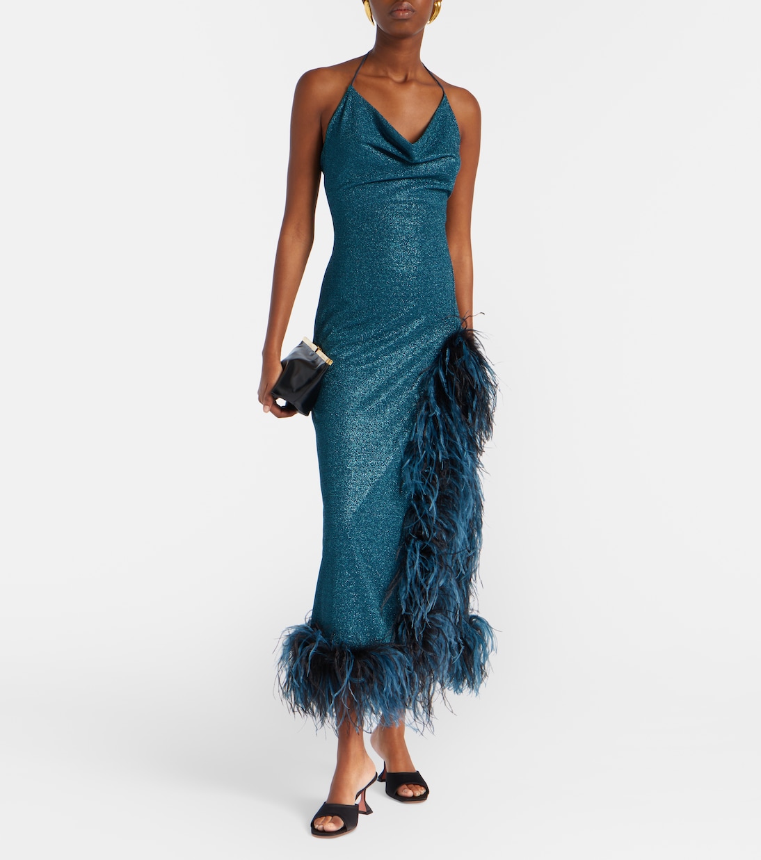 Lupita 70 satin mules | Amina Muaddi