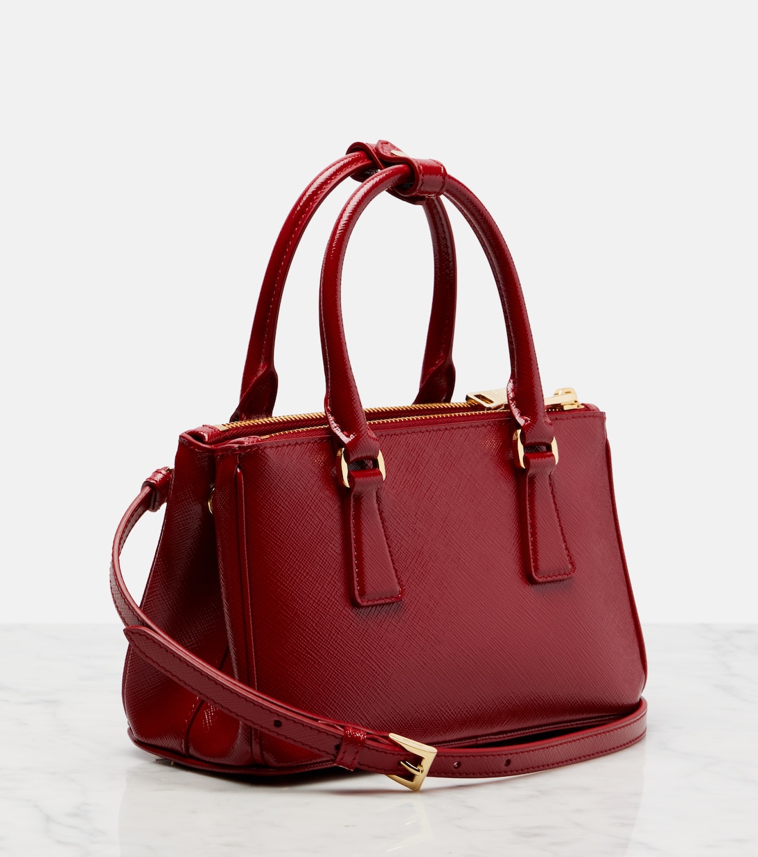 Prada Galleria Mini leather top-handle bag | Prada