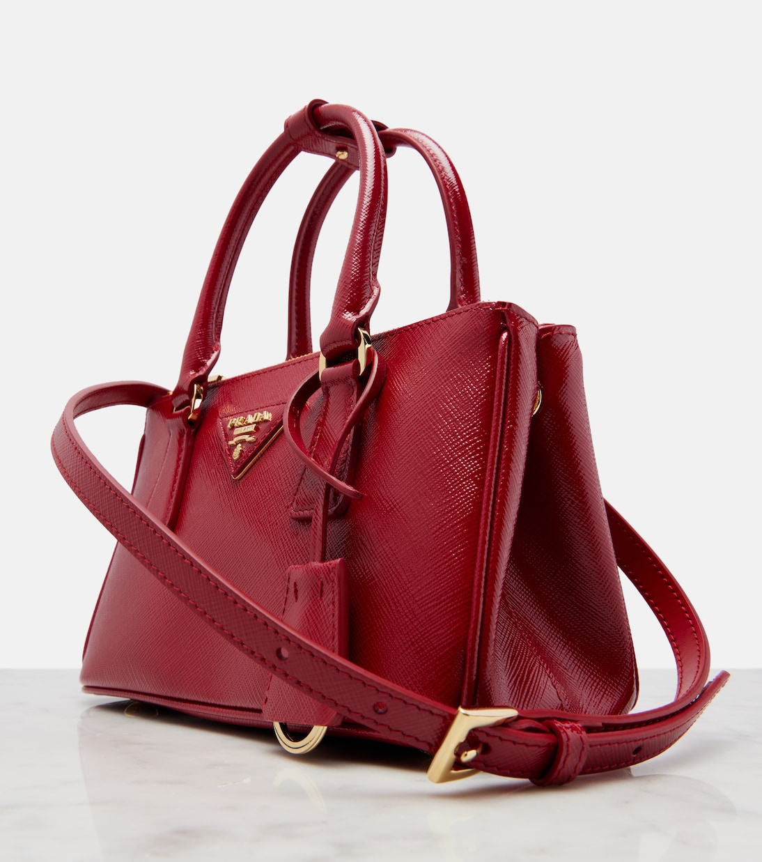Prada Galleria Mini leather top-handle bag | Prada
