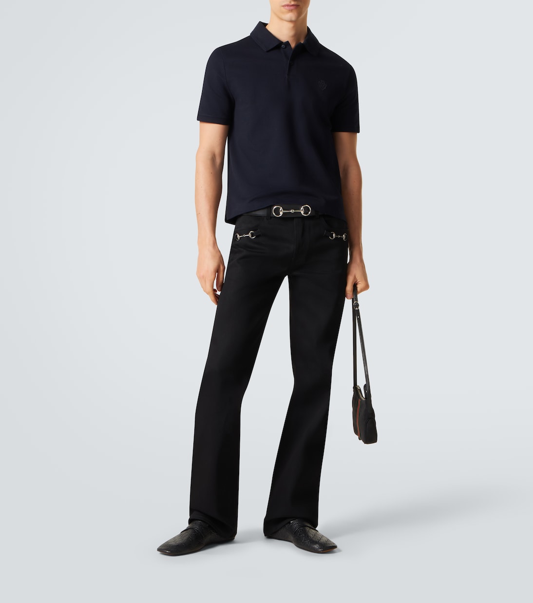 GG embossed leather loafers | Gucci