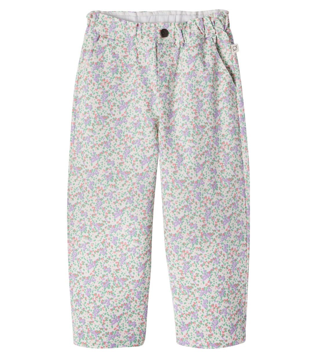 Paola floral twill pants | Cozmo
