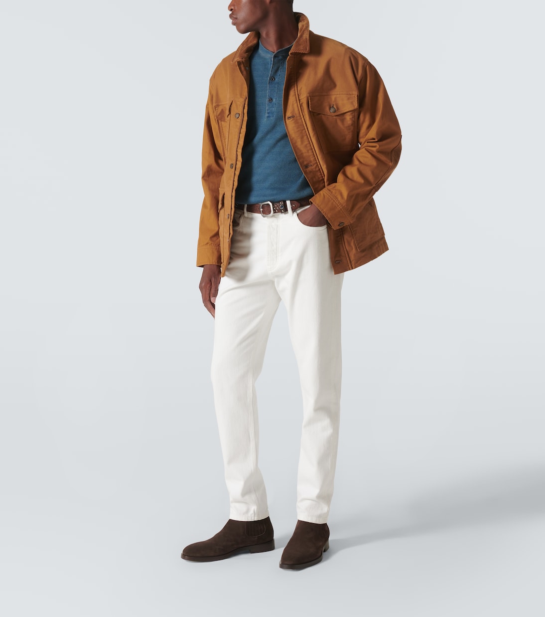 Henley-Top aus Baumwolle | RRL