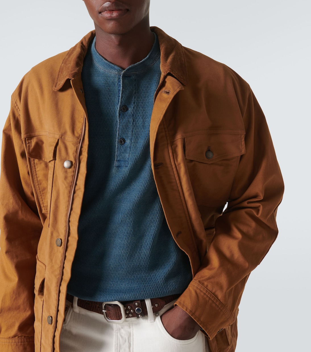 Henley-Top aus Baumwolle | RRL