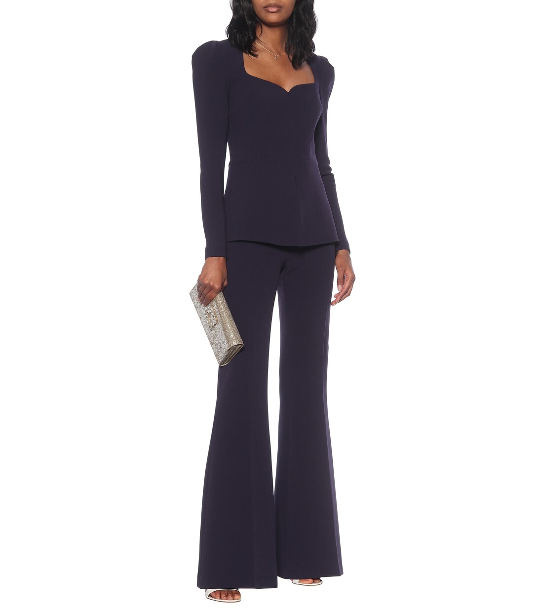 Stretch-crêpe blouse | Safiyaa